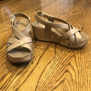 bussola Formentera Cross Straps Wedge Sandals